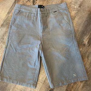 Hurley men’s 30.5 gray dress shorts
